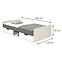 Bett 120 Remo RM16 Eiche wilton/weiß/Anthrazit,2