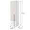 Regal Remo RM4 Eiche wilton/weiß/Anthrazit,2