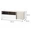 Tv Tisch Remo RM12 Eiche wilton/weiß/Anthrazit,2