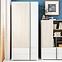 Schrank Remo RM2 Eiche wilton/weiß/Anthrazit,3