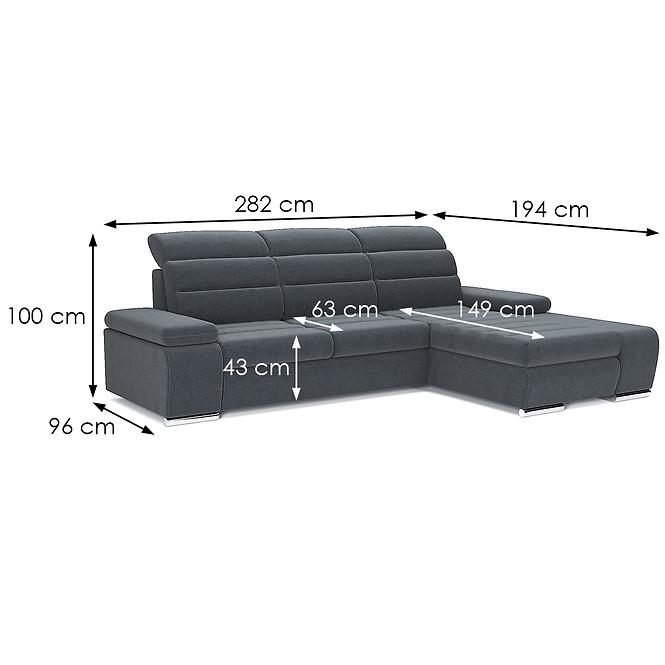 Ecksofa Korfu R rico 14