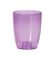 Blumentopf Coubi violett transparent DUOW130P CPRB