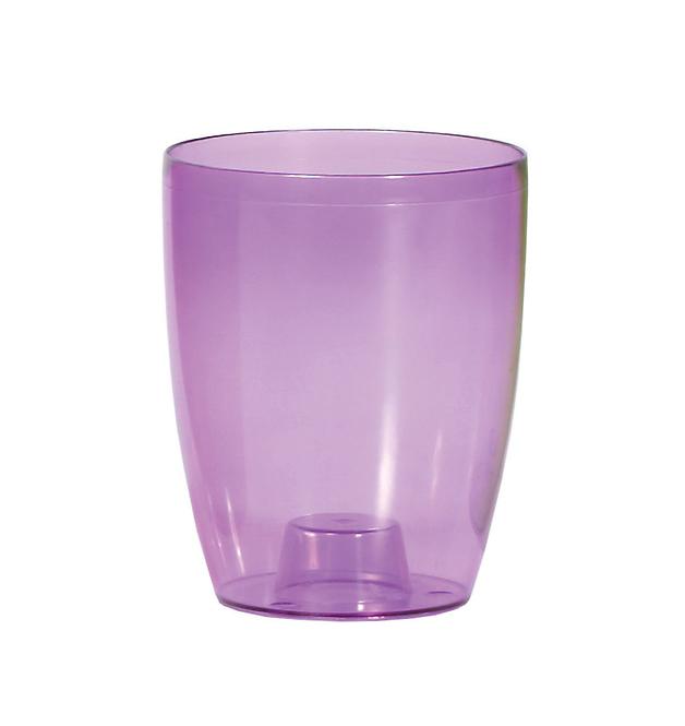Blumentopf Coubi violett transparent DUOW130P CPRB
