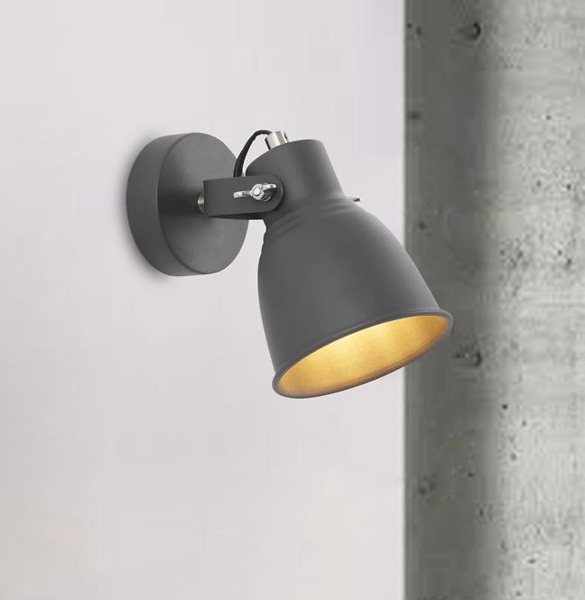 Lampe 2021151 DARK GREY E27 LS1