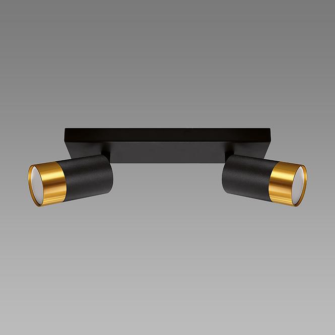 Lampe PUZON SPT GU10 2L BLACK/GOLD 04125 LS2