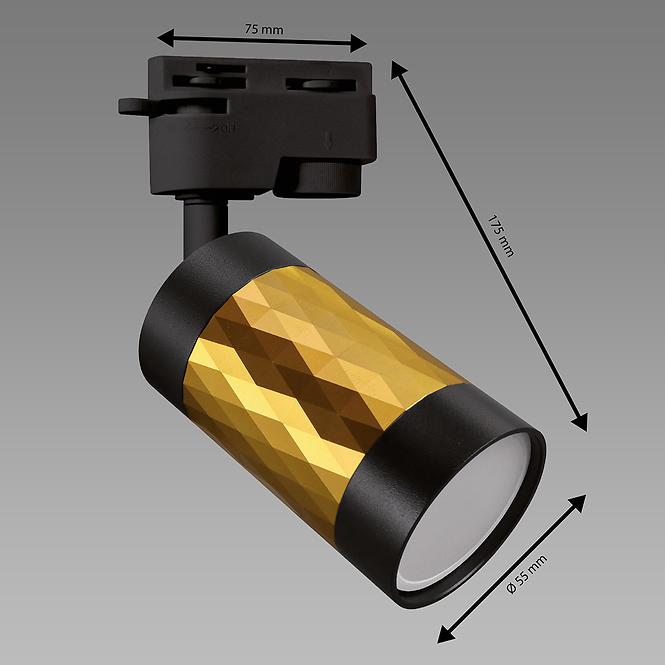Lampe PIANO TRA GU10 GOLD/BLACK 04091 K1,2