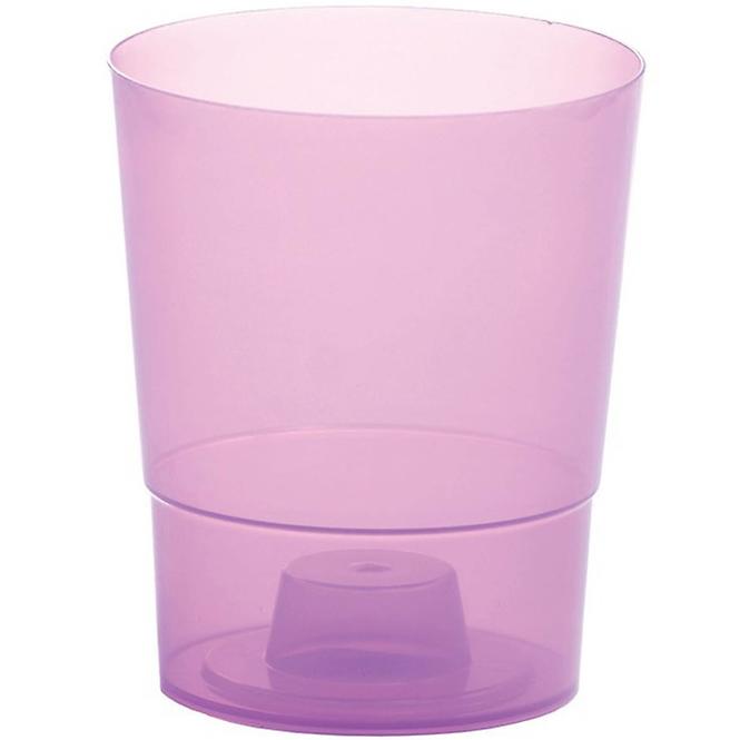 Blumentopf Coubi violett transparent DSTO125 CR91G