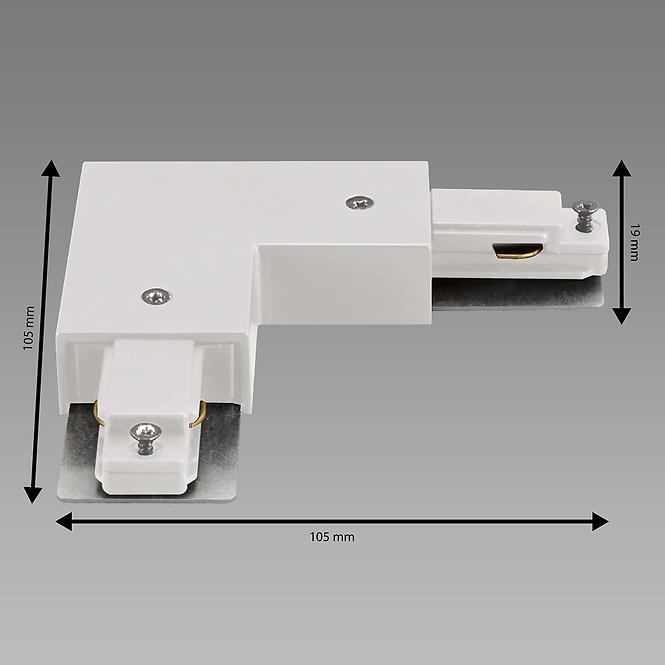 Lampe CONNECTOR PS230V L WHITE 04110 SZYN,2