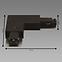 Lampe CONNECTOR PS230V L BLACK 04111 SZYN,2