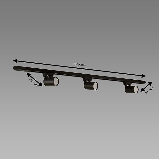 Lampe SOFIA 3XGU10 BLACK 04033 SET SZYN LW3,2