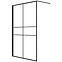 Duschwand WALK-IN Grand 120x195 schwarz