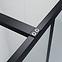 Duschwand WALK-IN Grand 120x195 schwarz,4