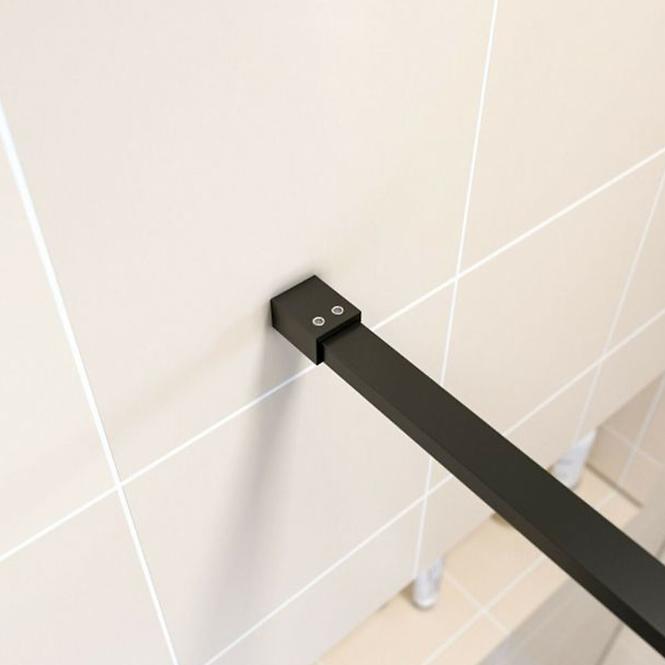 Duschwand WALK-IN Grand 120x195 schwarz