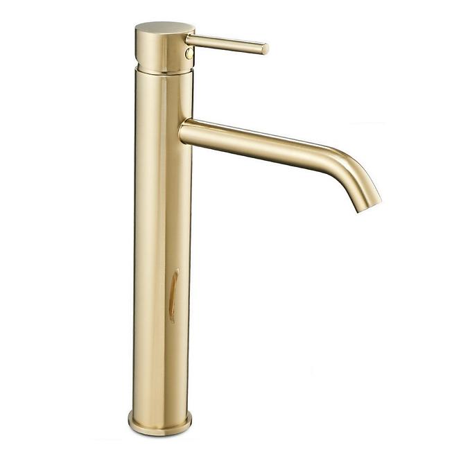 Waschbecken-Armatur hoch Rea Lungo Gold