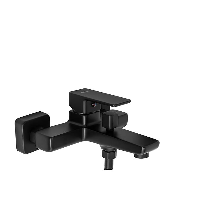 Badewanne-Armatur mit Duschset Rea Orix Schwarz