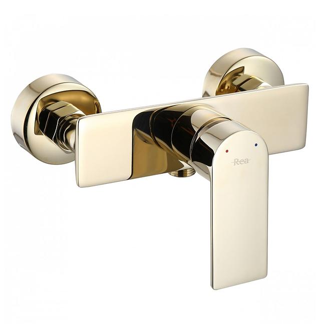 Duscharmatur mit Duschset Rea Urban Gold