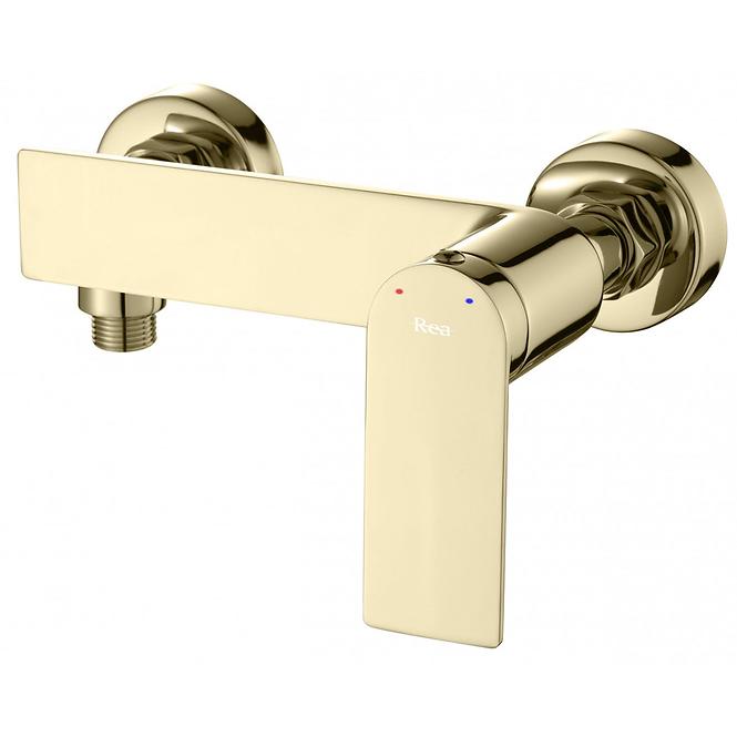 Duscharmatur mit Duschset  Rea Storm Gold