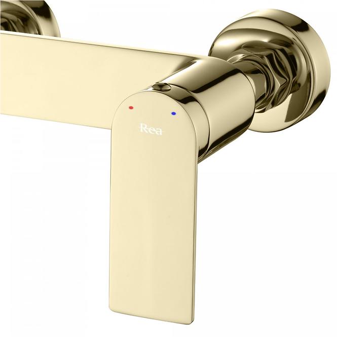 Duscharmatur mit Duschset  Rea Storm Gold