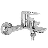 Badewanne-Armatur mit Duschset Rea Flip Chrom