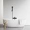 Badewanne-Armatur mit Duschset Rea Luppo Schwarz,6