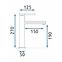 Waschbecken-Armatur hoch Rea Oval Chrom,3