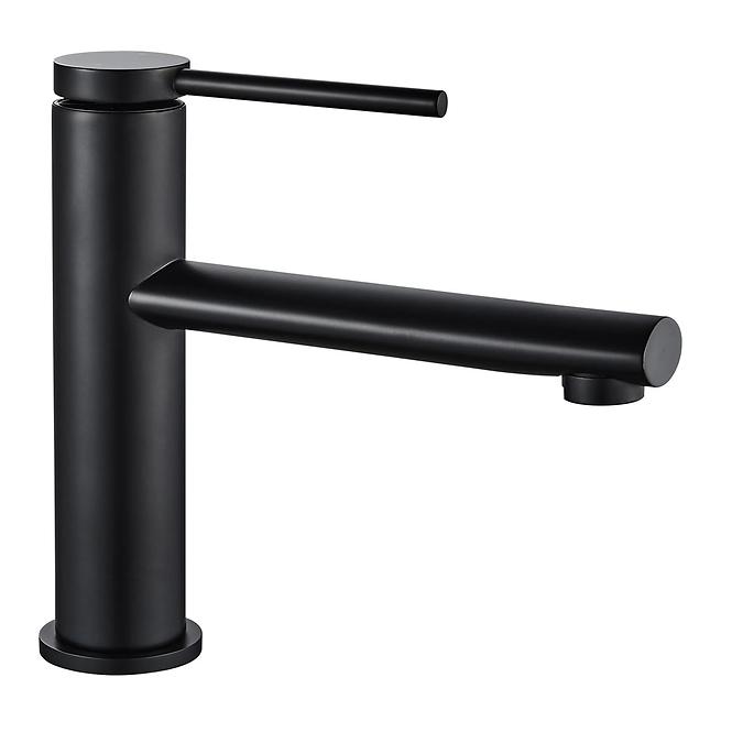 Waschbecken-Armatur hoch Rea Oval Schwarz