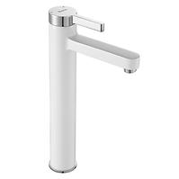 Waschbecken-Armatur hoch Rea Polo Weiß/Chrom