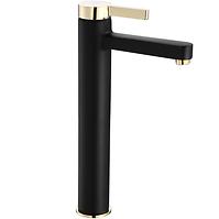 Waschbecken-Armatur hoch Rea Polo Schwarz/Gold