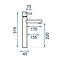 Waschbecken-Armatur hoch Rea Tess Chrom,3