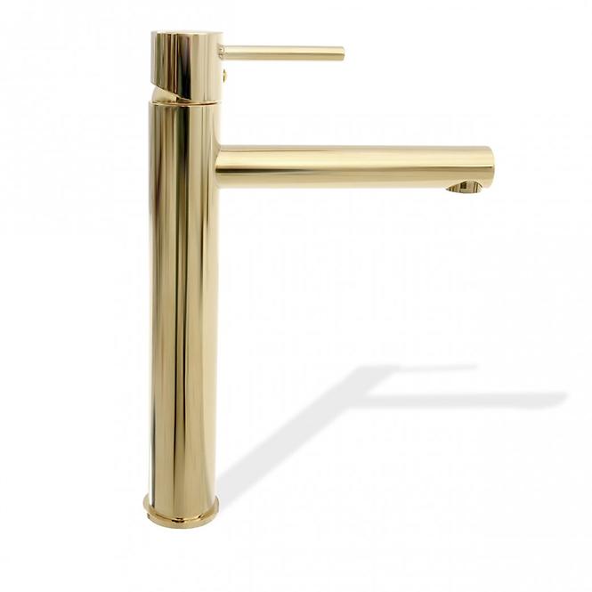 Waschbecken-Armatur hoch Rea Tess Gold