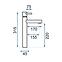 Waschbecken-Armatur hoch Rea Tess Gold,4