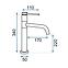 Waschbecken-Armatur hoch Rea Lugano Gold,3