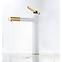 Waschbecken-Armatur hoch Rea Smart Weiß/Gold,5