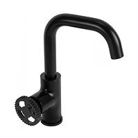 Waschbecken-Armatur hoch Rea Vertigo Schwarz