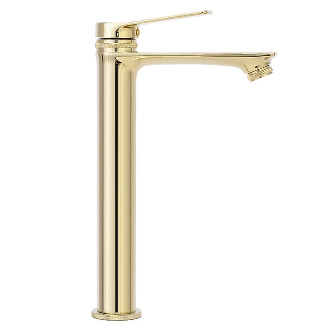 Waschbecken-Armatur hoch Rea Viral Gold
