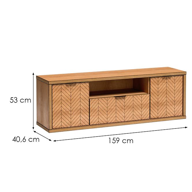 Tv Tisch Fonti F6 dąb karmel