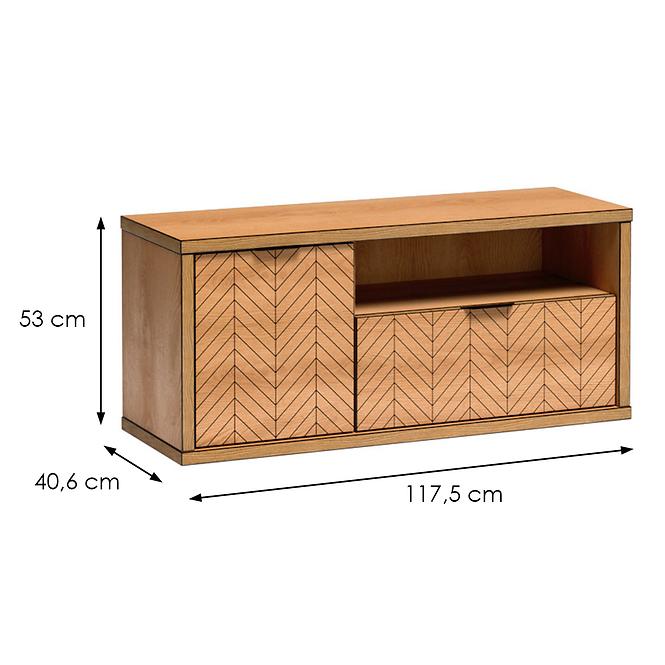 Tv Tisch Fonti F7 dąb karmel