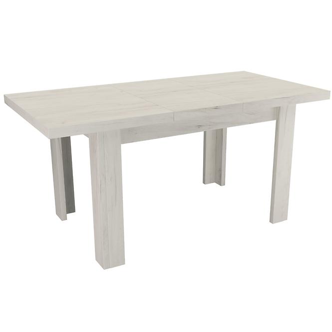 Tisch klein Kora 120x80+40 kraft weiß