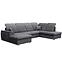 Ecksofa Amsterdam L grau Viton 203,2