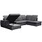 Ecksofa Amsterdam L grau Viton 203,4