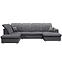 Ecksofa Amsterdam P grau Viton 203