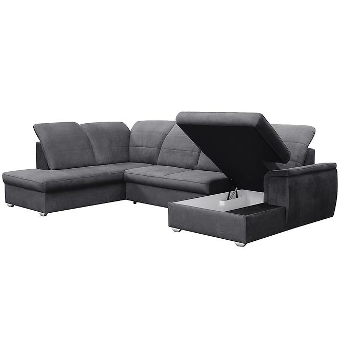 Ecksofa Amsterdam P grau Viton 203