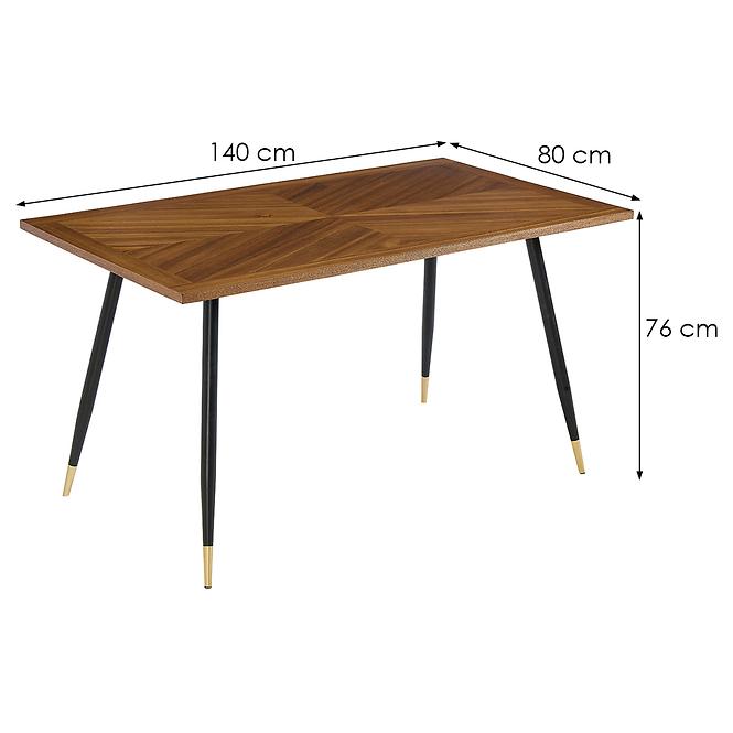 Tisch Karter TD-2064 Amerikanischer Walnuss
