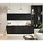 Küchenschrank Mina W60SU ALU P/L schwarz,5