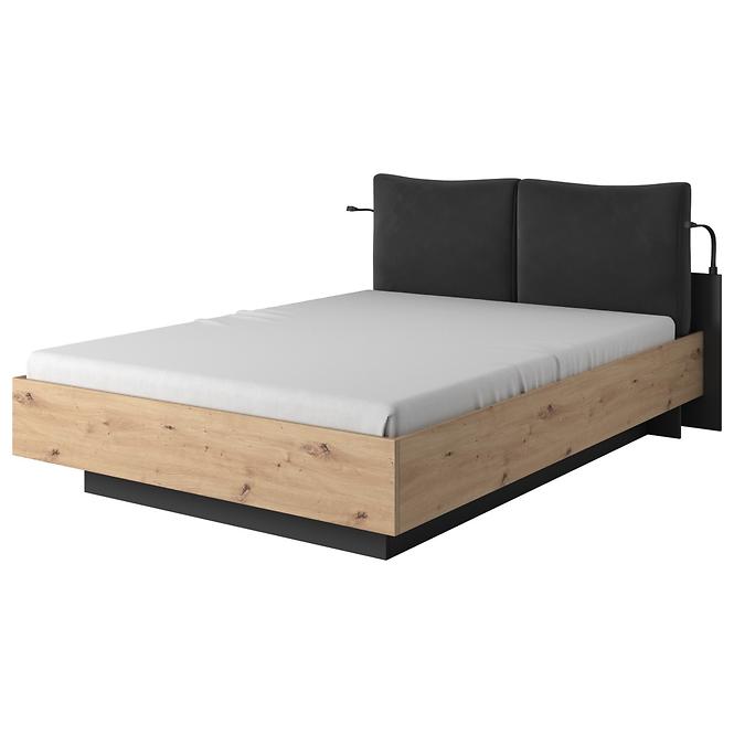 Bett Nest 160 eiche artisan/anthrazit