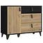 Kommode Liona LYAK221-M688 eiche mauvella /eiche cabezone,2