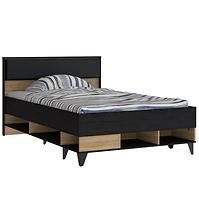 Bett LionaL YAL1122-M687 eiche mauvell /eiche cabezone