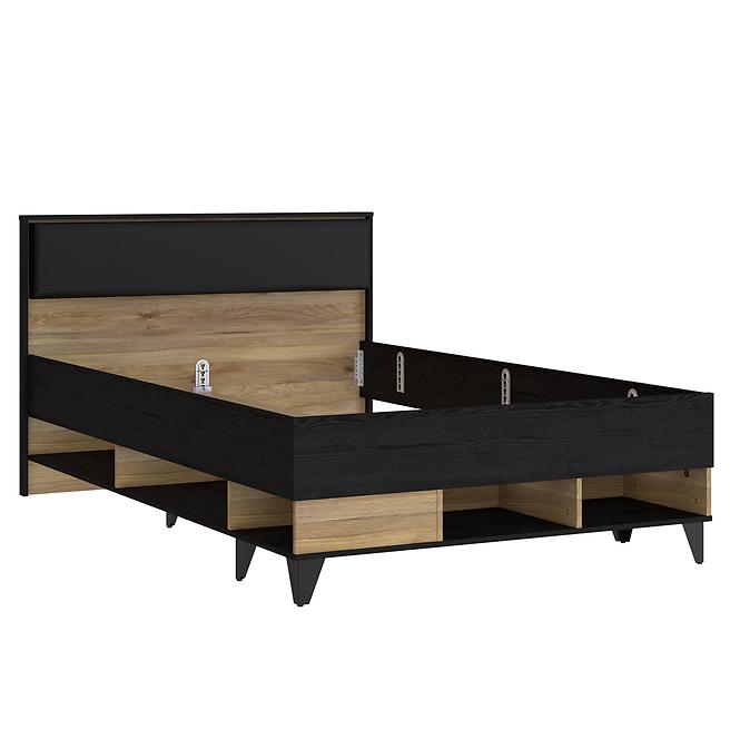 Bett LionaL YAL1122-M687 eiche mauvell /eiche cabezone