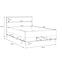 Bett LionaL YAL1122-M687 eiche mauvell /eiche cabezone,4