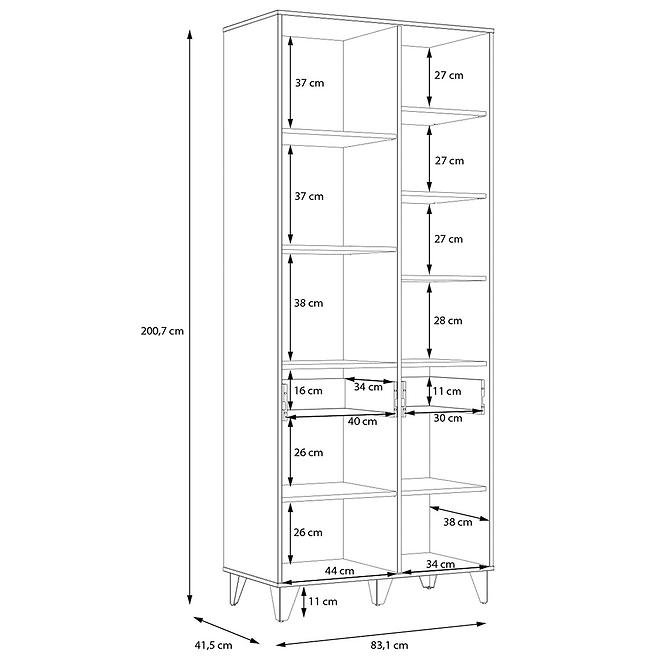 Regal Liona LYAR721-M687 eiche mauvella/eiche cabezone